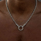 Royal Gothic Link Necklace - Sila Silver Jewelry