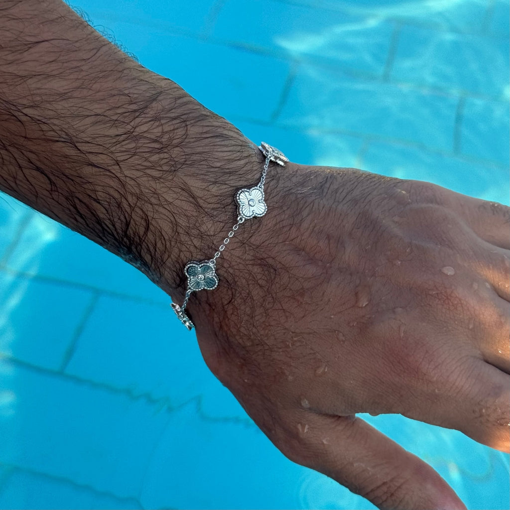 Silver Van Cleef Bracelet - Sterling Silver 925 - Sila Silver Jewelry