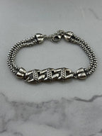 Structure Bracelet - Sterling Silver 925 - Sila Silver Jewelry