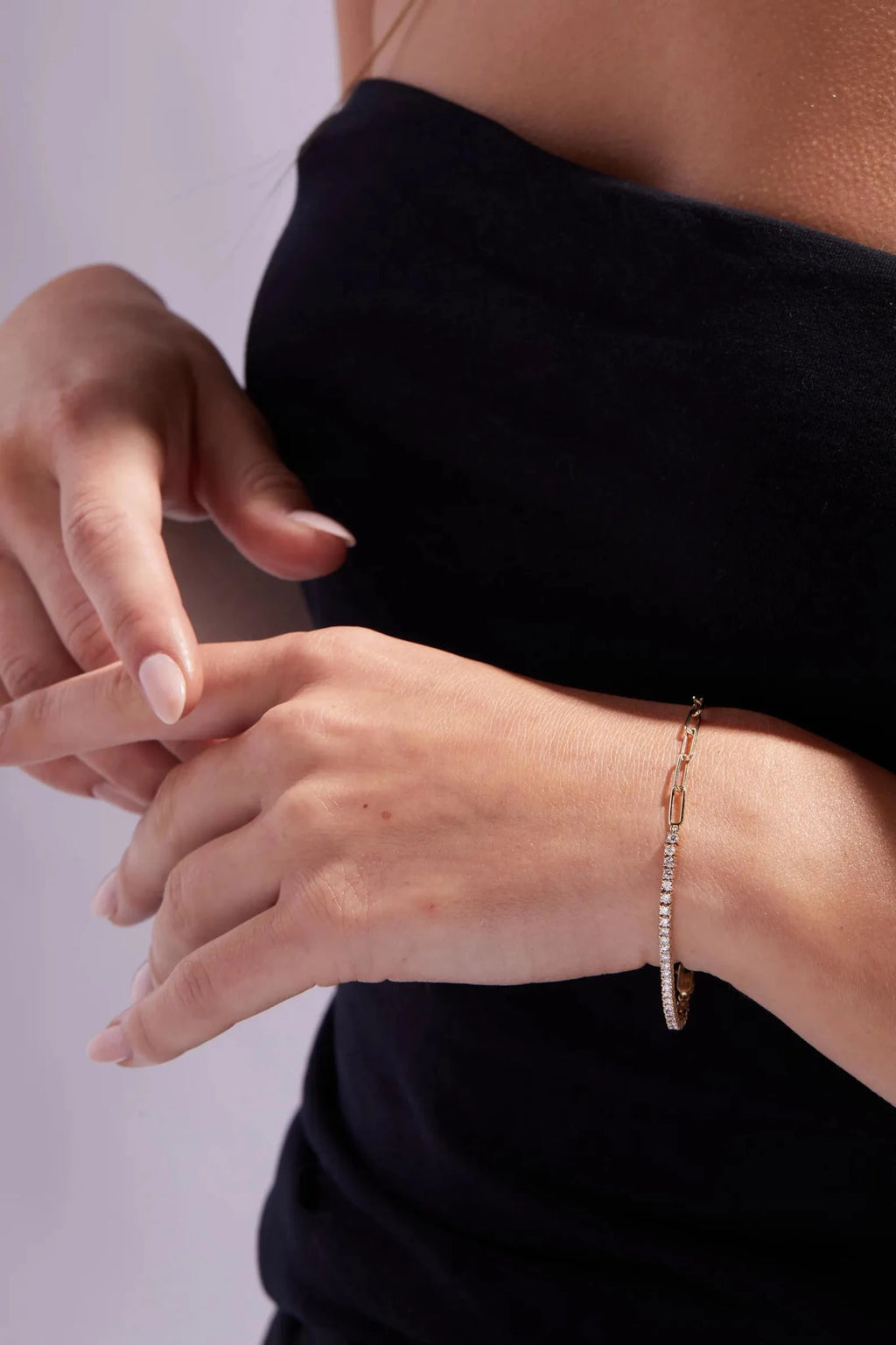 Tennis Link Bracelet - Sila Silver Jewelry