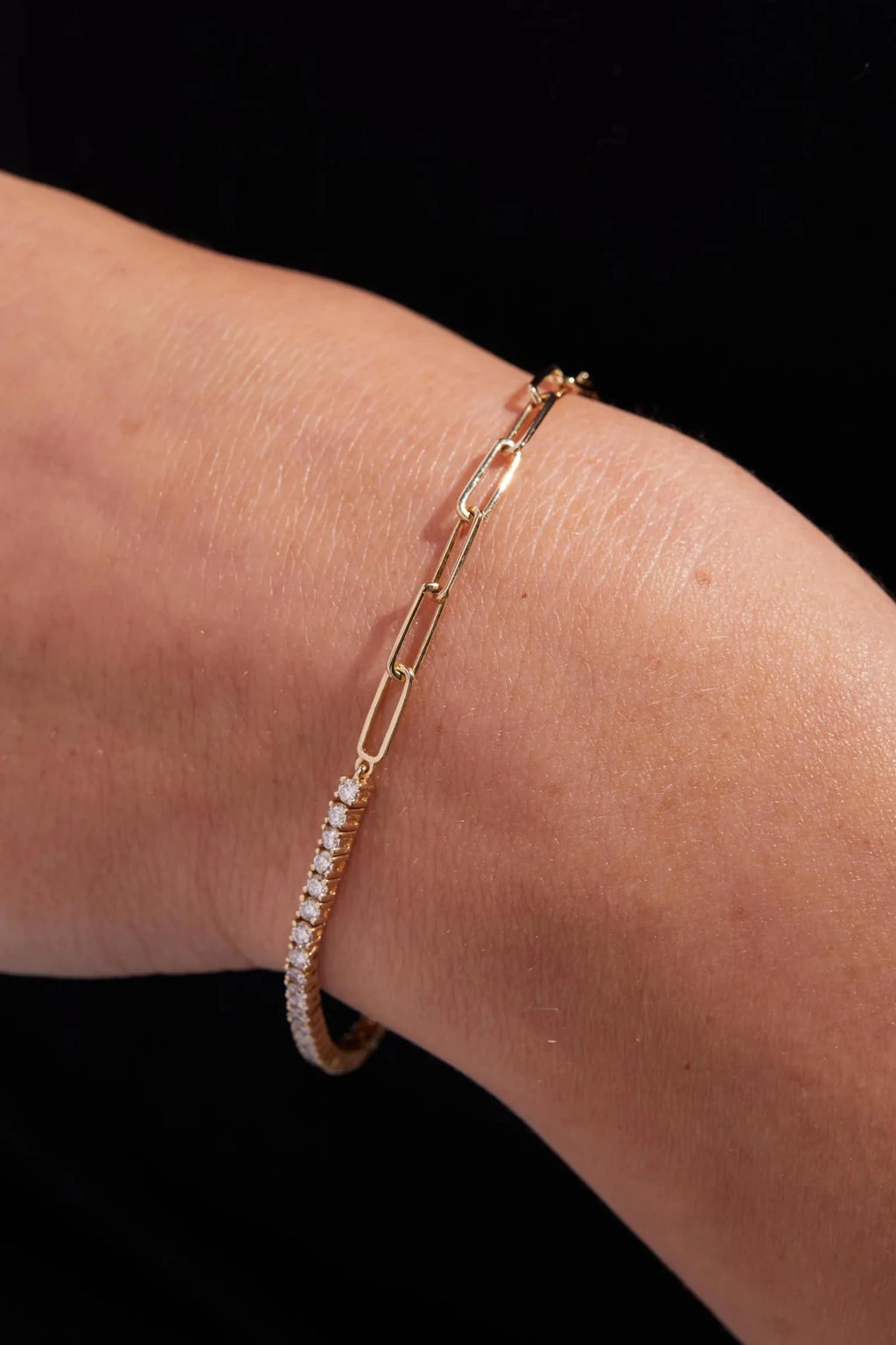 Tennis Link Bracelet - Sila Silver Jewelry