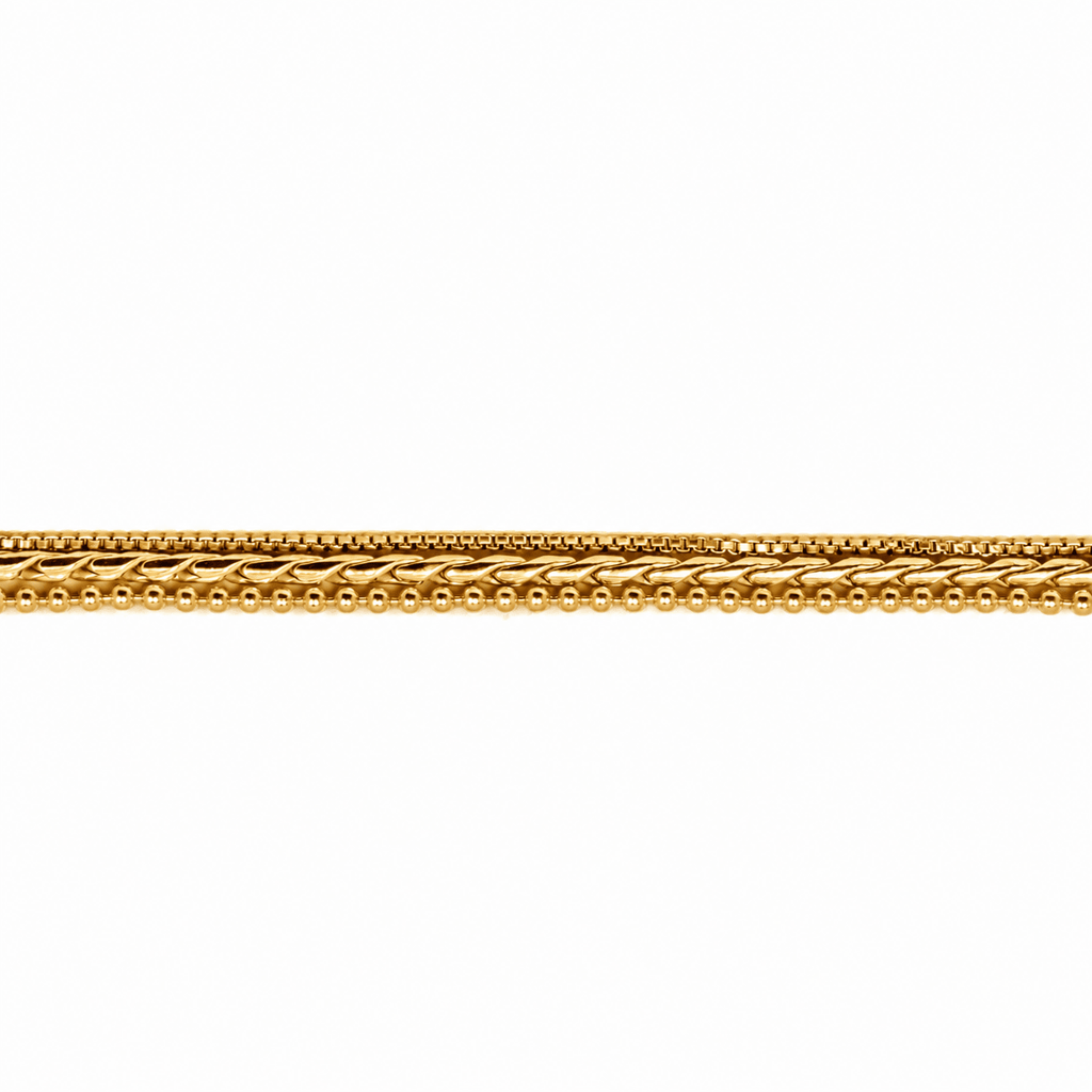 The Trio Bracelet - Gold Plated 18k - Sila Silver Jewelry